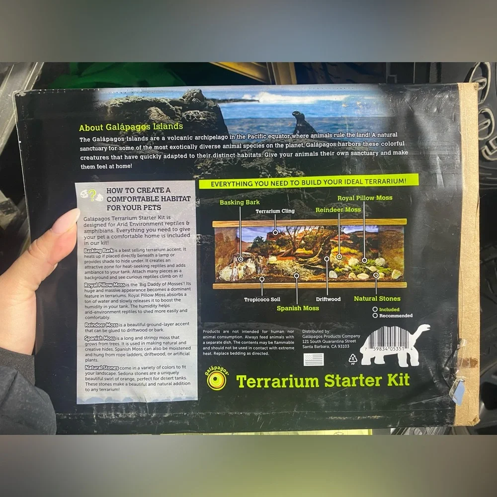 Reptile and amphibian Terrarium starter kit
